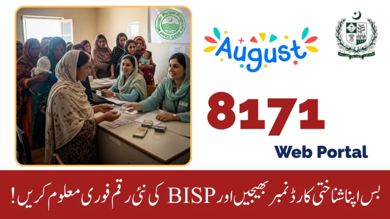 How to Use 8171 Check Online CNIC to Confirm Your August BISP Payment Status in Minutes