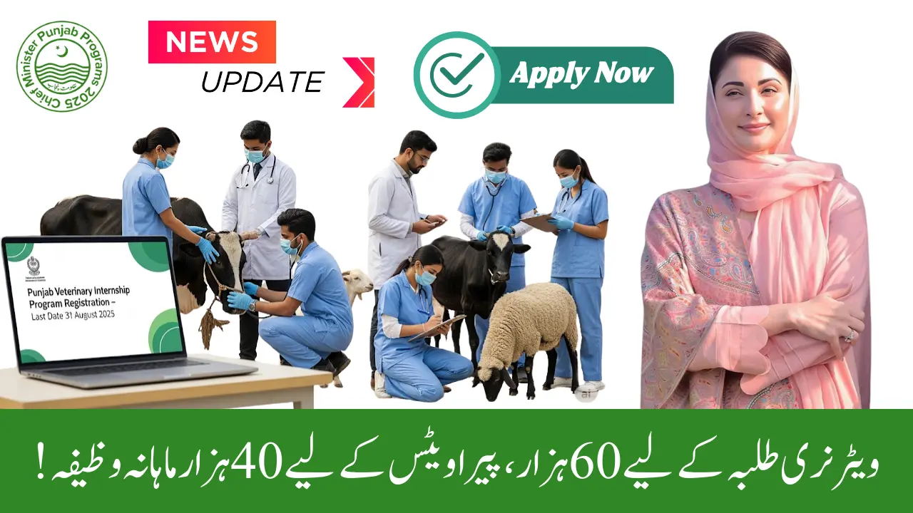 Punjab Veterinary Internship Program Registration Last Date and Application Process