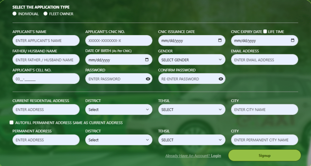 Etaxi Punjab Online Registration Portal Open Know Details Step By Step 2025 Full Guide 