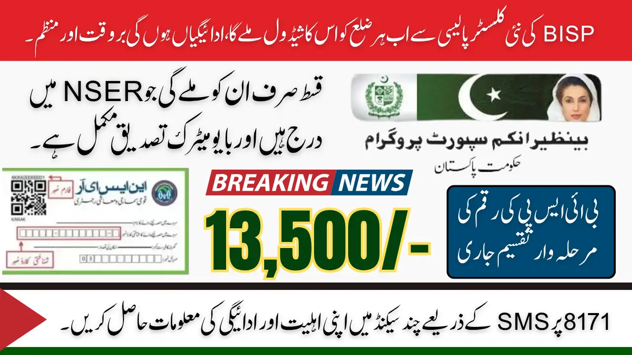 BISP 8171 Eligibility Criteria October 2025 and Check BISP Status by SMS