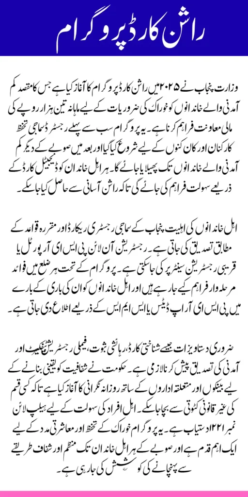 Punjab Government RS 3000 Aid District-wise Rollout & Collection