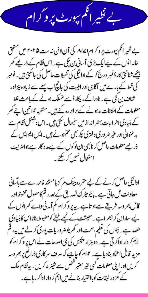 BISP 8171 Balance Check Online by CNIC 2025 & Check November Payment Details 