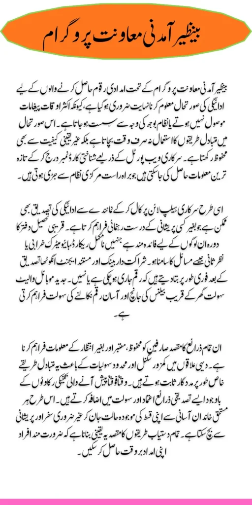 BISP 8171 Payment Status Check Online & Offline Methods