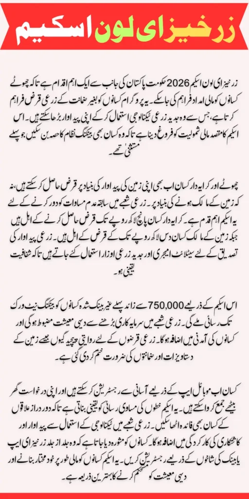 Zarkhez-e Portal Login App & Check 10 Lakh Loan Deatils